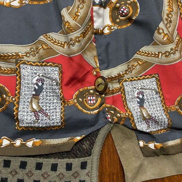 Torras Golf Vintage Suede Wool Casual Button Down Lightweight Jacket Men's Med - Picture 11 of 13